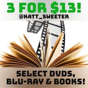 3 For $13! DVDs - OVER 90 TITLES TO CHOOSE FROM!